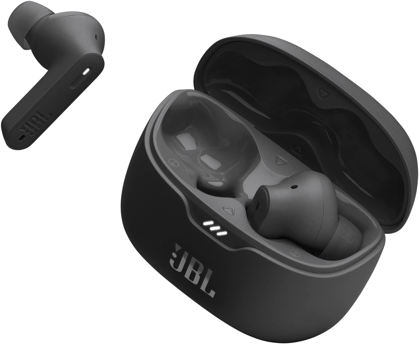 JBL Tune Beam Earphones, Bluetooth and Wireless, Water Resistant and Noise Cancelling with up to 48 Hours Battery Life, Black