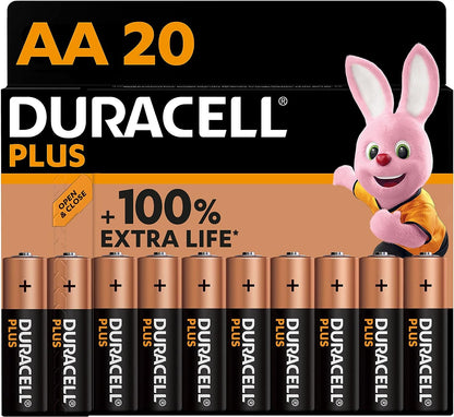 Duracell Plus AA Batteries  - Alkaline 1.5V - LR6 MN1500