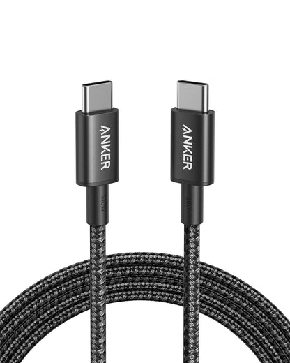 Anker USB C to USB C Charger Cable (6ft/1.8m), 100W USB 2.0 Type C Cable, Fast Charging