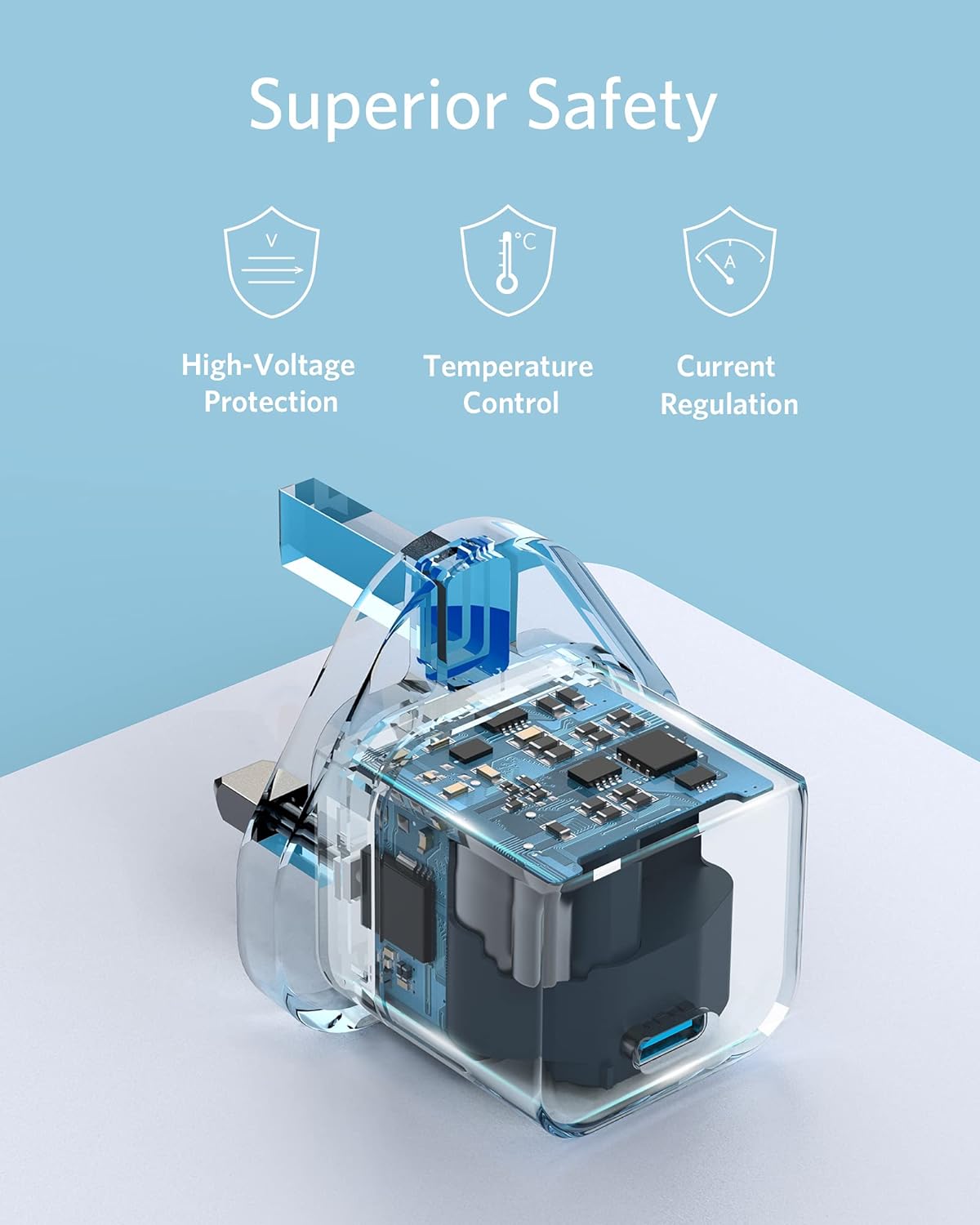 USB C Plug, Anker 20W USB C Charger - Fast Charging PowerPort III Cube Charger