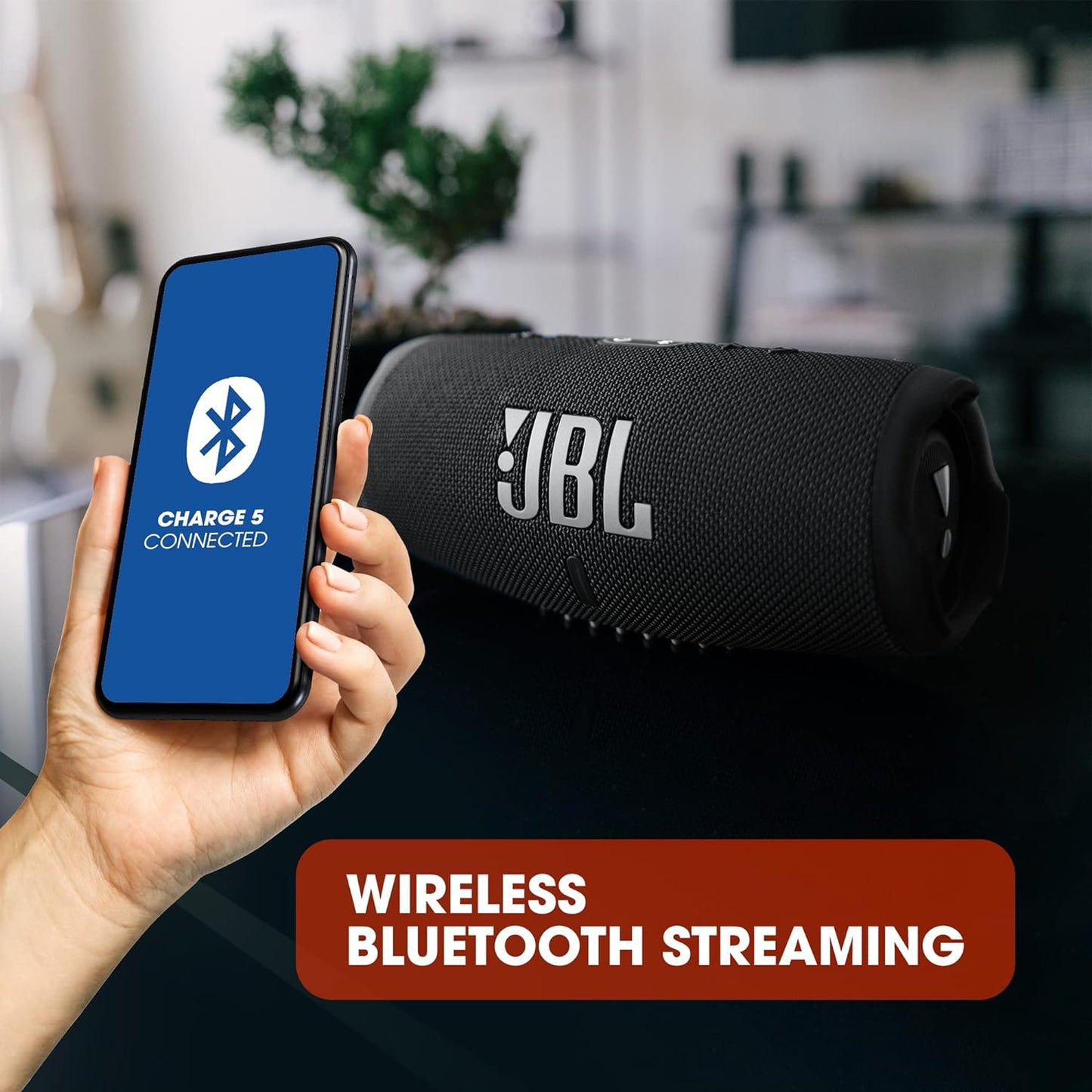 JBL Charge 5 - Portable Bluetooth Speaker, IP67 waterproof and dustproof, built-in power bank,  Blue