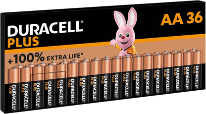 Duracell Plus AA Batteries  - Alkaline 1.5V - LR6 MN1500