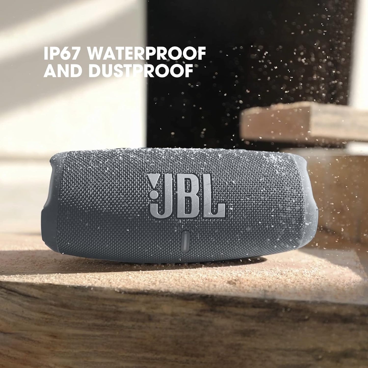 JBL Charge 5 - Portable Bluetooth Speaker, IP67 waterproof and dustproof, built-in power bank, Grey