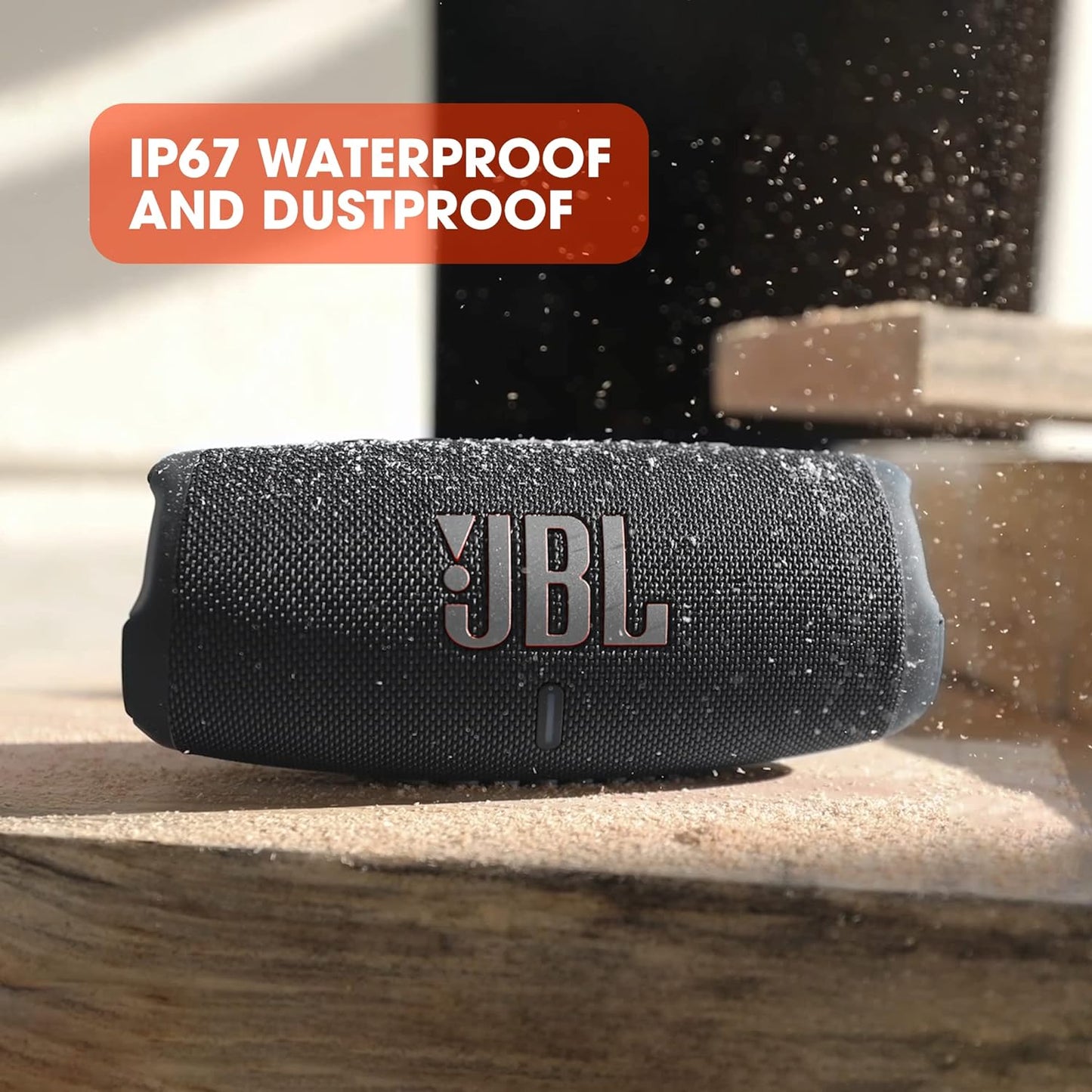 JBL Charge 5 - Portable Bluetooth Speaker, IP67 waterproof and dustproof, built-in power bank,  Black