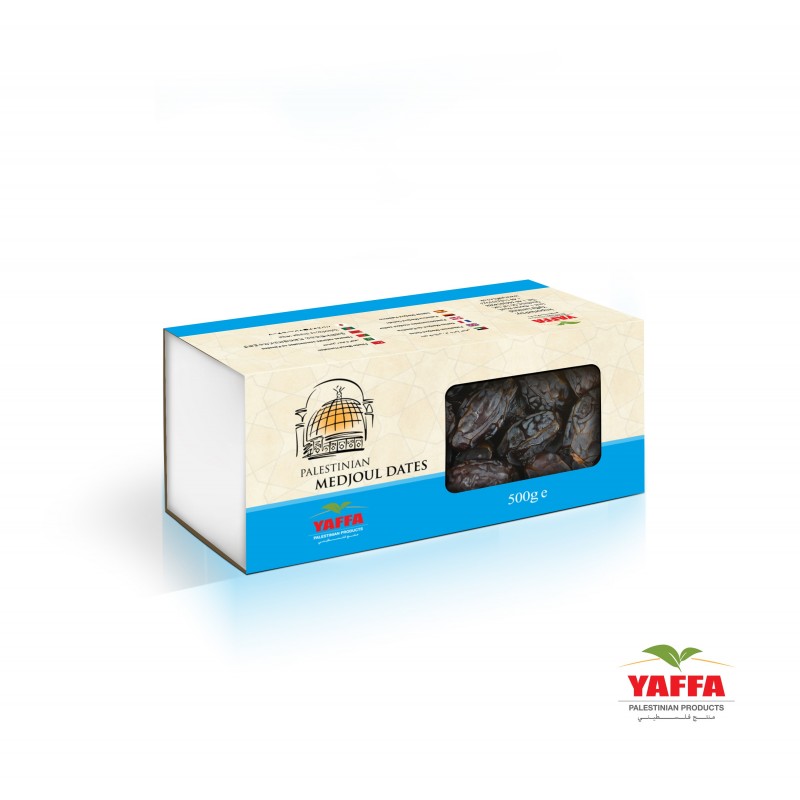 Yaffa Delicious and Juicy Large Medjool Dates - All Natural, Free from Additives, Hand-Picked Palestinian Dates