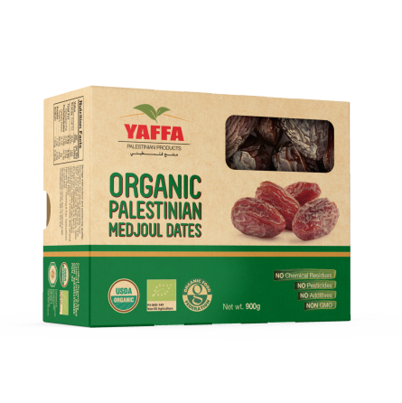 Yaffa Delicious and Juicy Organic Medjoul Dates - All Natural, Free from Additives, Hand-Picked Palestinian Dates