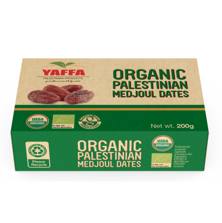 Yaffa Delicious and Juicy Organic Medjoul Dates - All Natural, Free from Additives, Hand-Picked Palestinian Dates